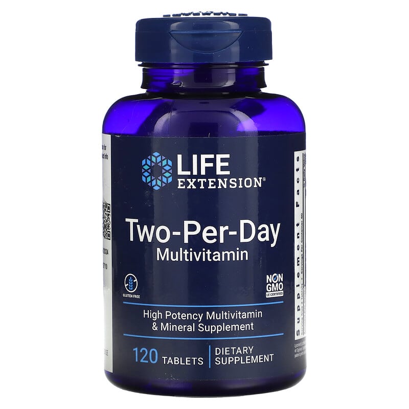 Life Extension Two-Per-Day Multivitamin 120 Tablets 6 Thực phẩm chức năng Life Extension Two-Per-Day Multivitamin 120 Tablets 737870231516