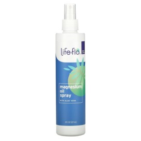 Thuốc bổ Life-flo Magnesium Oil Spray with Aloe Vera 8 fl oz (237 ml) 645951580814