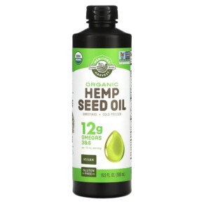 Thuốc bổ Manitoba Harvest Organic Hemp Seed Oil 16.9 fl oz (500 ml) 697658201028