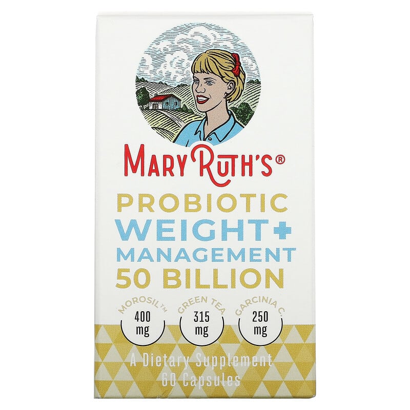 MaryRuth Organics Probiotic Weight+ Management 50 Billion 60 Capsules 6 Thực phẩm chức năng MaryRuth Organics Probiotic Weight+ Management 50 Billion 60 Capsules 856645008396