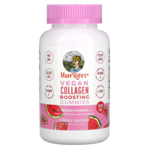 Thuốc bổ MaryRuth Organics Vegan Collagen Boosting Gummies Watermelon 90 Gummies 856645008334