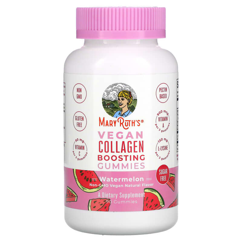 MaryRuth Organics Vegan Collagen Boosting Gummies Watermelon 90 Gummies 6 Thực phẩm chức năng MaryRuth Organics Vegan Collagen Boosting Gummies Watermelon 90 Gummies 856645008334