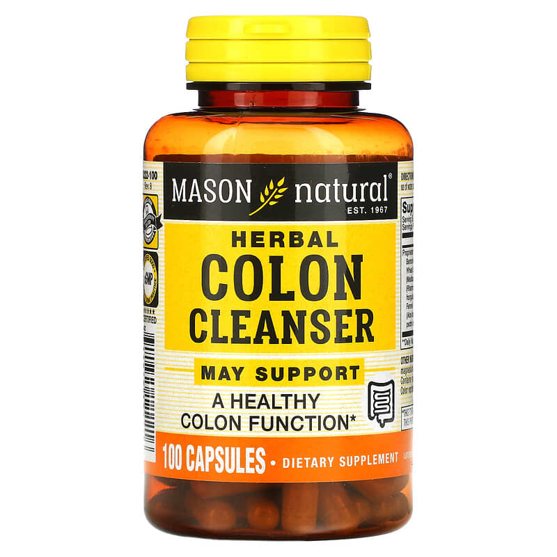 Mason Natural Herbal Colon Cleanser 100 Capsules 6 Thực phẩm chức năng Mason Natural Herbal Colon Cleanser 100 Capsules 311845122216