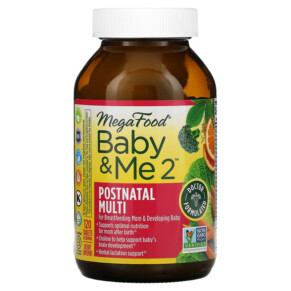 Thuốc bổ MegaFood Baby & Me 2 Postnatal Multi 120 Tablets 051494104309