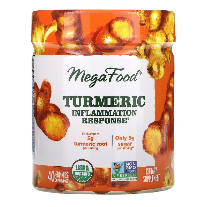 MegaFood Turmeric Inflammation Response 40 Gummies 6 Thực phẩm chức năng MegaFood Turmeric Inflammation Response 40 Gummies 051494104132
