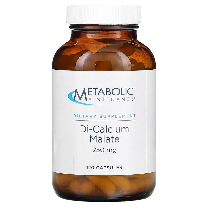 Metabolic Maintenance Di-Calcium Malate 250 mg 120 Capsules 6 Thực phẩm chức năng Metabolic Maintenance Di-Calcium Malate 250 mg 120 Capsules 838287004035