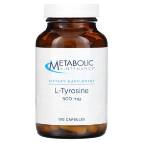 Thuốc bổ Metabolic Maintenance L-Tyrosine 500 mg 100 Capsules 838287001485