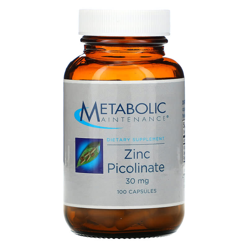 Metabolic Maintenance Zinc Picolinate 30 mg 100 Capsules 6 Thực phẩm chức năng Metabolic Maintenance Zinc Picolinate 30 mg 100 Capsules 838287004363