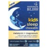 Thuốc bổ Mommy's Bliss Kids Sleep Chewable Melatonin + Magnesium Kids 3 Yrs+ Natural Grape 35 Chewable Tablets 679234071843