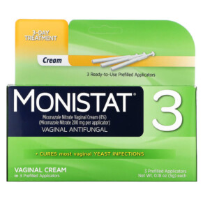 Thuốc bổ Monistat 3-Day Treatment Cream 3 Prefilled Applicators 0.18 oz (5 g) Each 363736442019