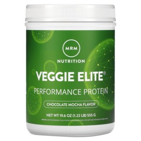 Thuốc bổ MRM Nutrition Veggie Elite Performance Protein Chocolate Mocha 1.22 lb (555 g) 609492722669