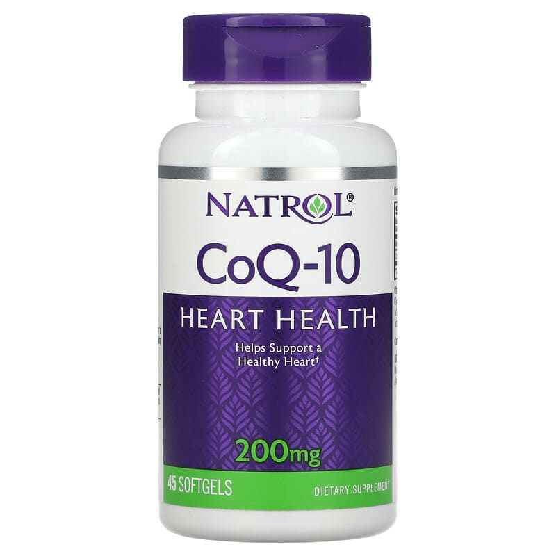 Natrol CoQ-10 200 mg 45 Softgels 6 Thực phẩm chức năng Natrol CoQ-10 200 mg 45 Softgels 047469042615