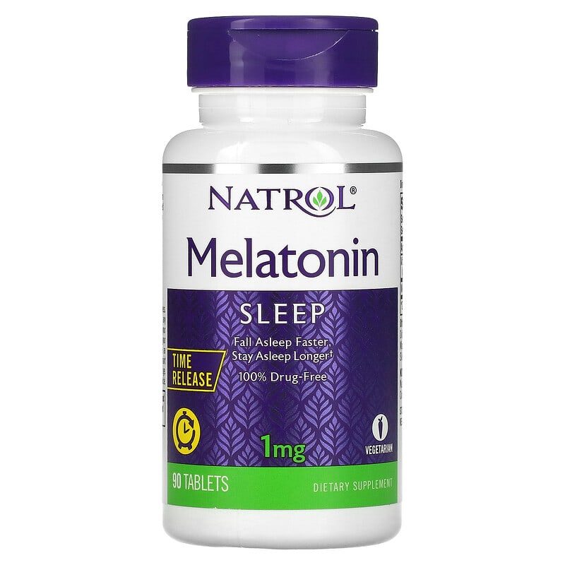 Natrol Melatonin Time Release 1 mg 90 Tablets 6 Thực phẩm chức năng Natrol Melatonin Time Release 1 mg 90 Tablets 047469004675