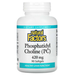 Thuốc bổ Natural Factors Phosphatidyl Choline (PC) 420 mg 90 Softgels 068958026053