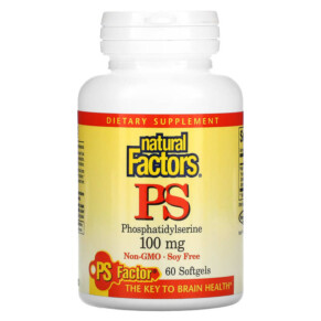 Thuốc bổ Natural Factors PS Phosphatidylserine 100 mg 60 Softgels 068958026169