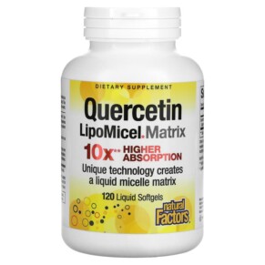 Thuốc bổ Natural Factors Quercetin LipoMicel Matrix 120 Liquid Softgels 068958013930
