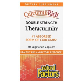 Thuốc bổ Natural Factors Theracurmin Double Strength 30 Vegetarian Capsules 068958045436