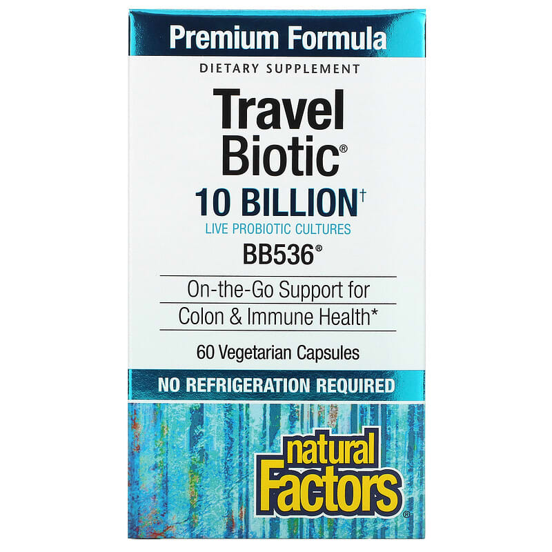 Natural Factors Travel Biotic BB536 10 Billion 60 Vegetarian Capsules 6 Thực phẩm chức năng Natural Factors Travel Biotic BB536 10 Billion 60 Vegetarian Capsules 068958018126