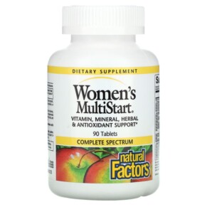 Thuốc bổ Natural Factors Women's MultiStart 90 Tablets 068958015804