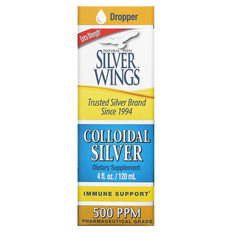 Natural Path Silver Wings Colloidal Silver Extra Strength 500 PPM 4 fl oz (120 ml) 6 Thực phẩm chức năng Natural Path Silver Wings Colloidal Silver Extra Strength 500 PPM 4 fl oz (120 ml) 613405610660