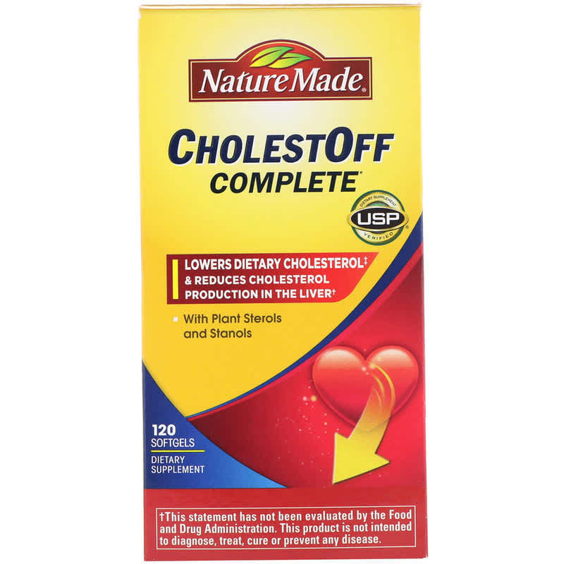 Nature Made CholestOff Complete 120 Softgels 6 Thực phẩm chức năng Nature Made CholestOff Complete 120 Softgels 031604027919