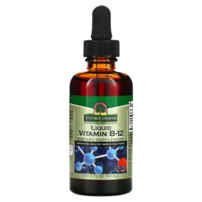 Thuốc bổ Nature's Answer Liquid Vitamin B-12 2 fl oz (60 ml) 083000261107
