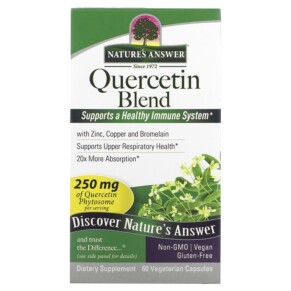 Thuốc bổ Nature's Answer Quercetin Blend 250 mg 60 Vegetarian Capsules 083000165313