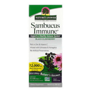 Thuốc bổ Nature's Answer Sambucus Immune Black Elderberry 12.000 mg 8 fl oz (240 ml) 083000262227