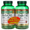 Thuốc bổ Nature's Bounty Fish Oil Twin Pack 1.200 mg 180 Rapid Release Softgels Each 074312306976