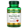 Thuốc bổ Nature's Bounty Odor-Less Mini Fish Oil 645 mg 90 Mini Coated Softgels 074312186783