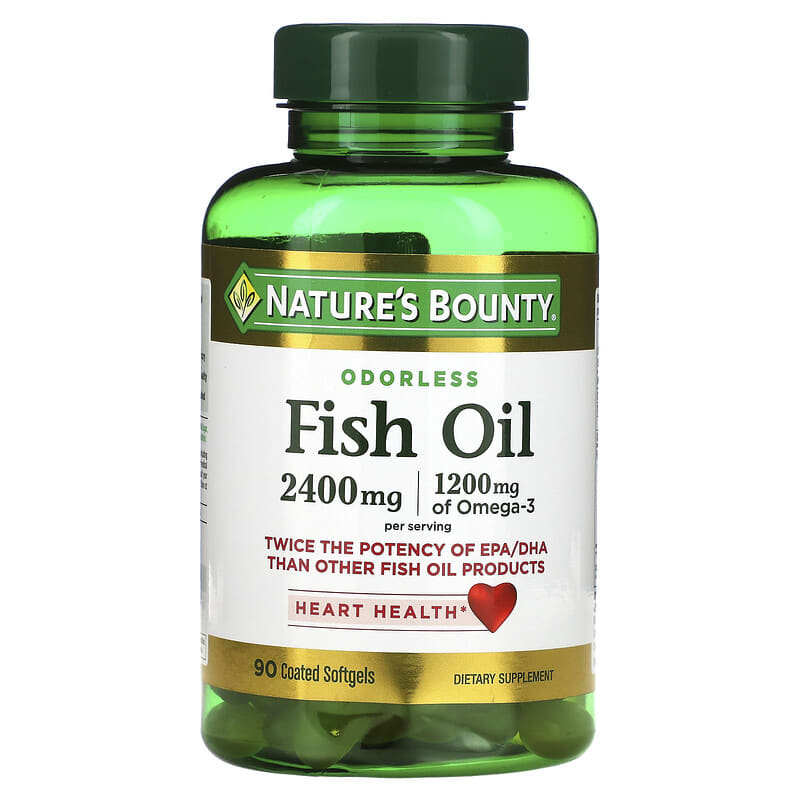 Nature's Bounty Odorless Fish Oil 1.200 mg 90 Coated Softgels 6 Thực phẩm chức năng Nature's Bounty Odorless Fish Oil 1.200 mg 90 Coated Softgels 074312171307