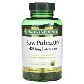 Thuốc bổ Nature's Bounty Saw Palmetto 450 mg 250 Capsules 074312446481