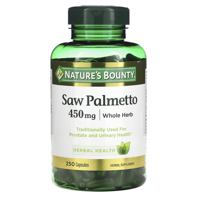 Nature's Bounty Saw Palmetto 450 mg 250 Capsules 6 Thực phẩm chức năng Nature's Bounty Saw Palmetto 450 mg 250 Capsules 074312446481
