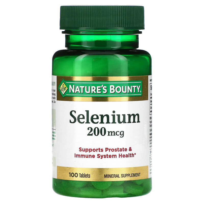 Nature's Bounty Selenium 200 mcg 100 Tablets 6 Thực phẩm chức năng Nature's Bounty Selenium 200 mcg 100 Tablets 074312032011