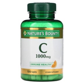 Thuốc bổ Nature's Bounty Vitamin C 1.000 mg 100 Caplets 074312017070