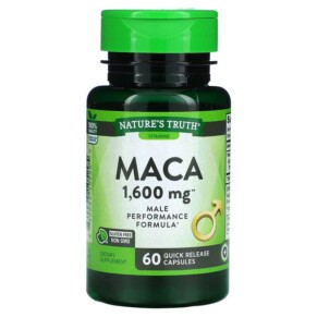 Thuốc bổ Nature's Truth Maca 1.600 mg 60 Quick Release Capsules 840093105295