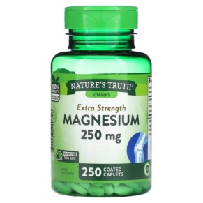 Thuốc bổ Nature's Truth Magnesium Extra Strength 250 mg 250 Coated Caplets 840093120328