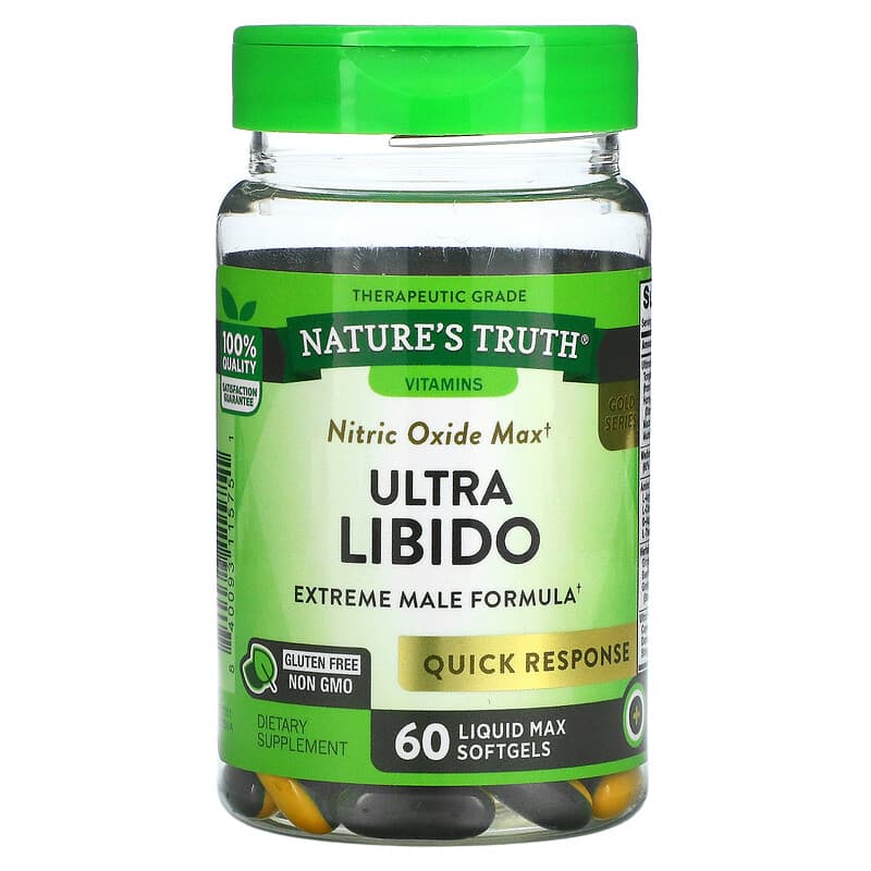 Nature's Truth Ultra Libido 60 Liquid Max Softgels 6 Thực phẩm chức năng Nature's Truth Ultra Libido 60 Liquid Max Softgels 840093115751