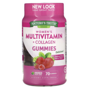 Thuốc bổ Nature's Truth Women's Multivitmain + Collagen Natural Mixed Berry 70 Gummies 840093113702