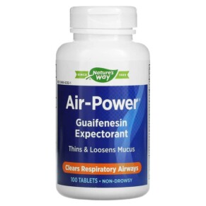Thuốc bổ Nature's Way Air-Power Guaifenesin Expectorant 100 Tablets 359800023215