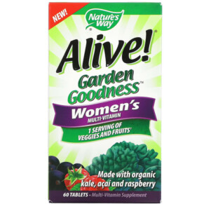 Thuốc bổ Nature's Way Alive! Garden Goodness Women's Multivitamin 60 Tablets 033674121115