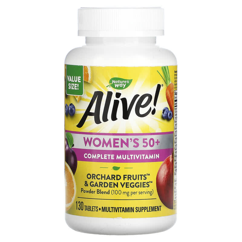Nature's Way Alive! Women's 50+ Complete Multivitamin 130 Tablets 6 Thực phẩm chức năng Nature's Way Alive! Women's 50+ Complete Multivitamin 130 Tablets 033674142103