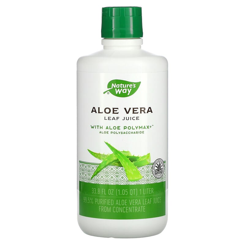 Nature's Way Aloe Vera Leaf Juice 33.8 fl oz (1 L) 6 Thực phẩm chức năng Nature's Way Aloe Vera Leaf Juice 33.8 fl oz (1 L) 033674142806