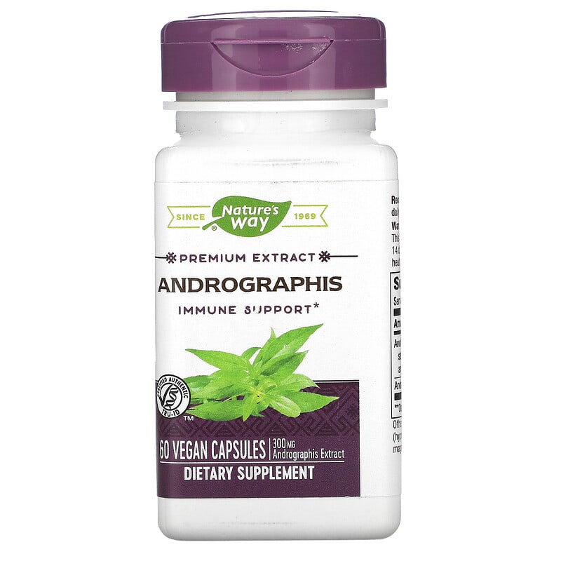 Nature's Way Andrographis 300 mg 60 Vegan Capsules 6 Thực phẩm chức năng Nature's Way Andrographis 300 mg 60 Vegan Capsules 033674153819