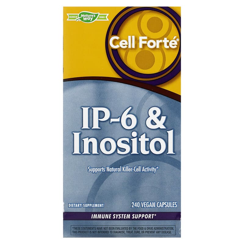 Nature's Way Cell Forté IP-6 & Inositol 240 Vegan Capsules 6 Thực phẩm chức năng Nature's Way Cell Forté IP-6 & Inositol 240 Vegan Capsules 763948058006
