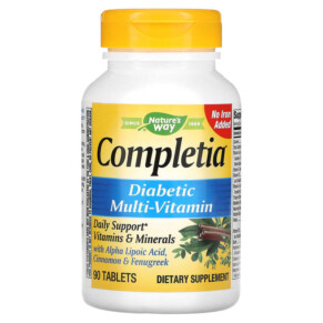 Thuốc bổ Nature's Way Completia Diabetic Multi-Vitamin 90 Tablets 033674149249