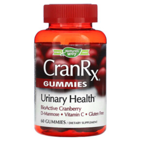 Thuốc bổ Nature's Way CranRx Urinary Health BioActive Cranberry 60 Gummies 033674104859