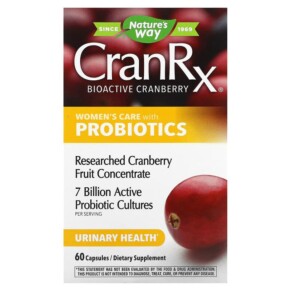 Thuốc bổ Nature's Way CranRx Women's Care with Probiotics 60 Capsules 033674118610