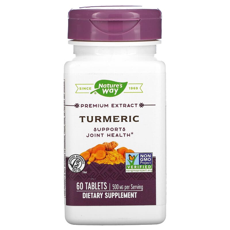 Nature's Way Premium Extract Turmeric 500 mg 60 Tablets 6 Thực phẩm chức năng Nature's Way Premium Extract Turmeric 500 mg 60 Tablets 033674631003