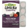 Thuốc bổ Nature's Way Umcka Cold + Flu Berry 20 Chewable Tablets 033674151594